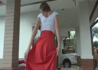 Rich sister sensually sucks my loaded sausage